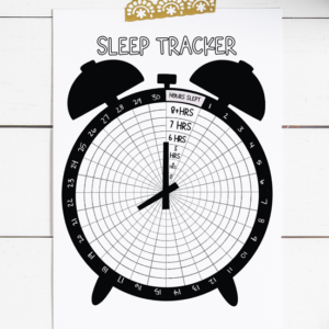 Track Your Sleep with this adorable Sleep Tracker Printable