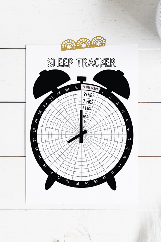 Track Your Sleep with this adorable Sleep Tracker Printable
