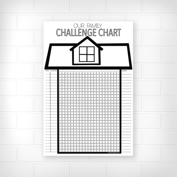 Family Challenge Chart or Chore Chart