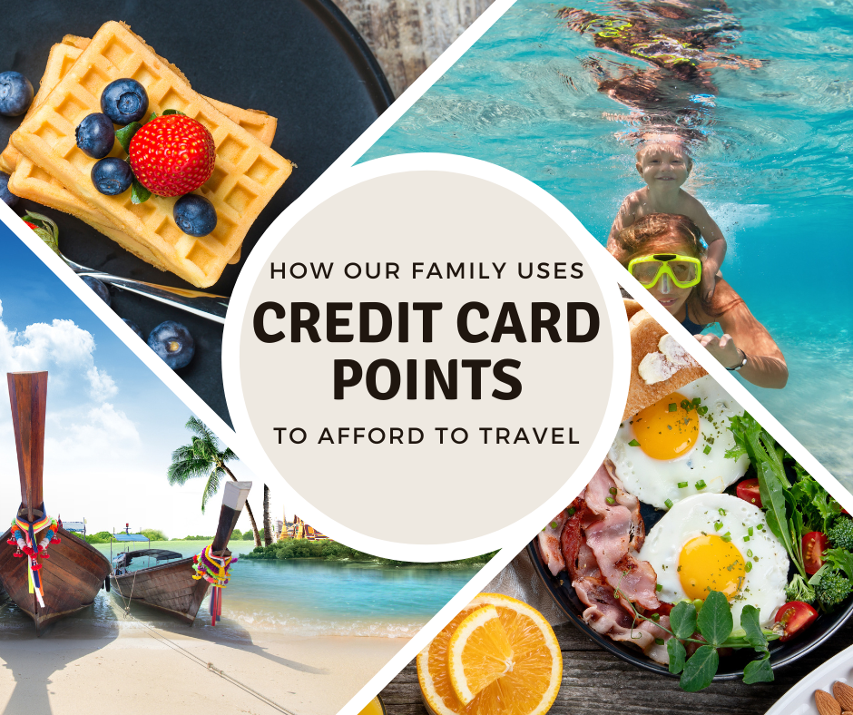how to travel with credit card points