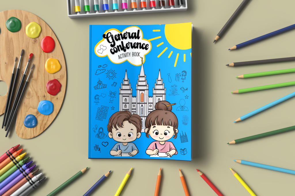 general conference coloring book for kids