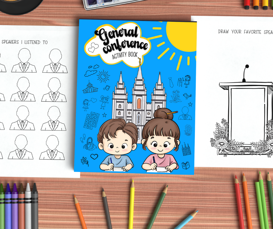 general conference activity book for kids